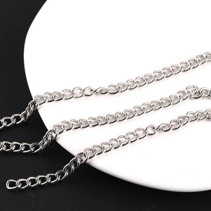 Simple Metal <b>Extended</b> <b>Chain</b> 12cm Adjustable DIY Jewelry Findings Accessory - Product Image 4