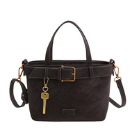 Sac à main carré de style coréen pour femme, nouvelle collection hiver 2025, texture raffinée, couleurs contrastées, sac bandoulière messager
