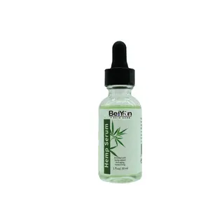 Private Label Organic Hemp Serum 30ml For Whitening Firming Anti-Aging Anti-Wrinkle Nourishing With Hyaluronic Acid Aloe Vera