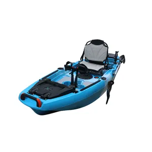 En gros Pas Cher durable kayak monoplace pêche système de pédale avec gouvernail