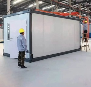 Tùy chỉnh sang trọng một tầng với mái nhà 20ft thân thiện với môi Sandwich <span class=keywords><strong>Panel</strong></span> ngoài trời phẳng gói container nhà khách sạn cà phê <span class=keywords><strong>Bar</strong></span> - Product Image 5