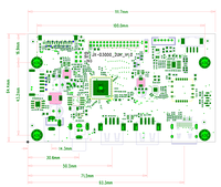 Controlador de Pantalla LCD LVDS para Grabación con Cámara, USB*2, HD 1920x1080, 5-10.1 Pulgadas, Compatible con Cámara USB/Actualización USB/IR/WiFi Inalámbrico