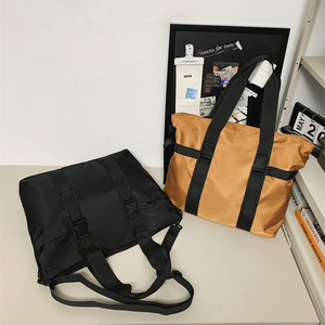 Bolso de hombro de nailon portátil para mujeres y hombres, gran capacidad, cerraduras de doble <span class=keywords><strong>fila</strong></span>, bolso de lona para gimnasio, bolso de mano para deportes - Product Image 5