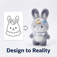 Jouets en peluche personnalisés OEM, fabricant de mascottes, conception réaliste, jouets en peluche doux pour enfants, lapin, poupée, logo personnalisé