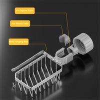 Personnalisation acceptable, acier inoxydable 304 de haute qualité, rangement mural simple niveau non pliable pour cuisine et salle de bain