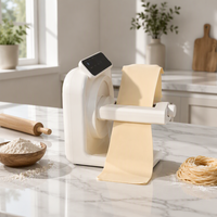 Robot pâtissier électrique multifonctionnel pour cuisine familiale, mini-mélangeur de pâte automatique avec bol en acier inoxydable de 5 L