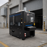 Machine à ébavurer le métal de 800 mm pour tôles, acier inoxydable, cuivre, laiton, polissage et rectification
