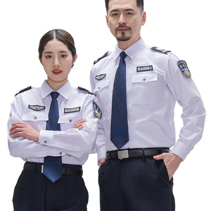 Camicia a Maniche Lunghe per <span class=keywords><strong>Guardie</strong></span> di Sicurezza, 80% Poliestere 20% Cotone, Twill Personalizzato, Uniforme per <span class=keywords><strong>Guardie</strong></span> di Sicurezza, Polo - Product Image 1