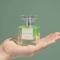 Nouveau Flacon de Parfum en Verre Cube de 50 ml, Design Personnalisé, Vente en Gros, OEM, Logo Personnalisé Disponible, Collection 2026