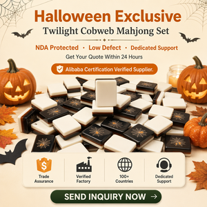 Acryl-Halloween-Themen-Mahjong-Steine Herbst Grusel-Set OEM |   Pumpkin Ghost Custom Pattern Brand |   ISO-zertifizierte Fabrik - Product Image 6