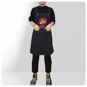 Tablier en toile personnalisé avec logo et lettrage - Vêtement de travail pour la restauration, les salons de thé, les cafés, les fleuristes et les boulangeries - Product Image 1