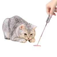 Giocattolo Laser Interattivo Automatico per Gatti, Moderno e Semplice, in Acciaio Inossidabile, Ricaricabile USB, Puntatore Portatile per Gatti da Interno