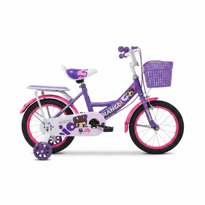 Vélo Enfant Confortable avec Roues d'Apprentissage 12, 14, 16, 18 Pouces pour Filles de 6 Ans – Stock Usine Prêt à Expédier, Pas Cher et Adorable - Product Image 4