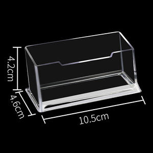 Đảm Bảo Chất Lượng Bán Buôn Rõ Ràng <span class=keywords><strong>Acrylic</strong></span> Thẻ Kinh Doanh Lưu Trữ Hiển Thị Hộp <span class=keywords><strong>Acrylic</strong></span> Máy Tính Để Bàn Chủ Thẻ Kinh Doanh - Product Image 2