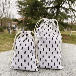 Sac en toile de coton bio avec cordon de serrage, petit sac à poussière, personnalisé avec logo, pour bijoux, chaussures, cadeaux, promotion - Product Image 1