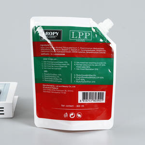 Machine de pose de fermetures éclair autoportante pour emballage de vente au détail, avec aspiration de liquide, sac recyclable gaufré pour poudre de lessive et exposition - Product Image 2