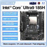 ERYING Motherboard Desktop Micro-ATX Intel LGA1151 DDR5 Dual Channel ARGB Onboard CPU AI Gaming WIFI6E Baru untuk DIY