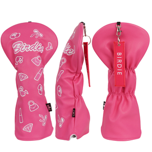 Housse de tête de club de golf rose brodée pour femme, élégante, accessoires de golf, cadeau, vente en gros - Product Image 2