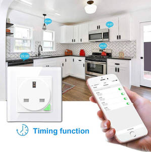 Interrupteur mural tactile WIFI Tuya TY-UK86, commande vocale Alexa Google Home Yandex Alice, panneau en verre trempé - Product Image 2