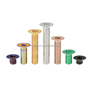 Visserie en alliage de titane sur mesure, colorée, GR5 DIN7991 ISO14582, à tête fraisée Torx, M4/M5/M6/M8, finition anodisée PVD - Product Image 3