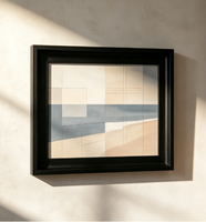 Moulure de cadre photo en bois massif 37x40mm, finition noire, surface plane, pour décoration murale de galerie d'art