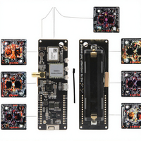 Carte de développement Meshtastic T-Beam V1.2 ESP32 LoRa GPS WiFi BT avec système d'exploitation FreeRTOS et interface USB pour projets IoT et suivi de localisation
