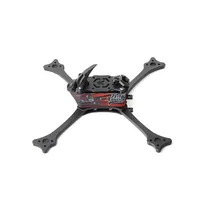 HGLRC Wind5 Lite V2 Châssis de course FPV UAV 5 pouces True X, Châssis léger en fibre de carbone pour course FPV UAV 5 pouces et freestyle