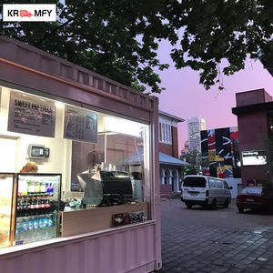 Cafetería Comercial Prefabricada de Aluminio y Fibra de Vidrio 2026, Contenedor Móvil para Venta de Aperitivos y Papas Fritas - Product Image 4