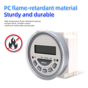Vente directe d'usine de commutateurs temporisés, interrupteurs de contrôle de <span class=keywords><strong>temps</strong></span> programmables électroniques 220V/230V, 16A, haute qualité. - Product Image 2