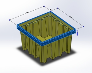 2 trống tái sử dụng ngăn chặn khay <span class=keywords><strong>HDPE</strong></span> cống công nghiệp lưu trữ vuông nhựa tràn dầu <span class=keywords><strong>Pallet</strong></span> - Product Image 2