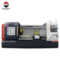 Torno CNC horizontal CK6180X1500, sistema de control GSK, mandril hidráulico de cama plana de un solo husillo, torno CNC de gran escala para trabajo pesado