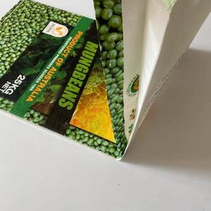 25kg 50kg BOPP laminado con fuelle lateral bolsas de plástico Frijol mungo bolsas - Product Image 4