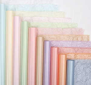 2026 Premium Flower Packaging <b>Paper</b> Solid Color Fashion Gift Bouquet Packaging <b>Paper</b> Flower Packaging Material - Product Image 2