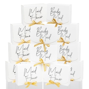 Nueva <span class=keywords><strong>Caja</strong></span> <span class=keywords><strong>de</strong></span> Regalo para Novia, Rectangular, <span class=keywords><strong>de</strong></span> Cartón Blanco, Exclusivamente para Regalos <span class=keywords><strong>de</strong></span> Boda Transfronterizos, <span class=keywords><strong>Caja</strong></span> Especial para Pastel - Product Image 1