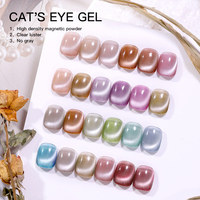 Kit de vernis gel UV/LED 9D effet œil de chat de notre marque, sans HEMA, gel magnétique Aurora, personnalisation du logo offerte