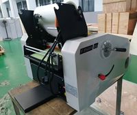 Laminateur compact à chaud et à froid 330 mm, machine de plastification thermique automatique à rouleaux avec arrêt automatique pour usage bureautique A3/A4