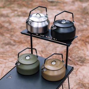 Outdoor Kettle 304 Stainless Steel 1-2L Portable Ultralight Camping Picnic Cooking - Product Image 4