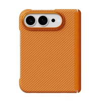 Étui de téléphone magnétique JOYPORODO B357, motif en fibre de carbone, coque en PC, charge sans fil pour iPhone Duo pour la série Samsung