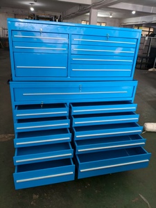 Huayi Nhiệm Vụ Nặng Nề 56-Inch Kim Loại Công Cụ Ngực Đôi Bóng Mang Slide Ngăn Kéo Sắt Công Cụ Giỏ Hàng Cho Nhà Để Xe Hội Thảo Hỗ Trợ OEM - Product Image 3