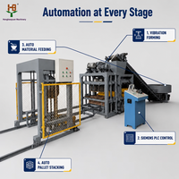 Machine automatique de fabrication de briques et de blocs 220V/380V/440V, garantie 1 an, nouvelle machine de construction pour pavés en béton creux