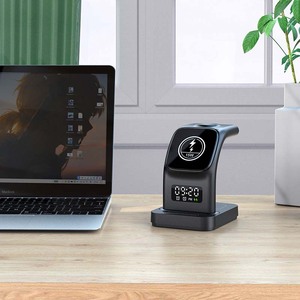 Đồng hồ báo thứ<span class=keywords><strong>c</strong></span> sạ<span class=keywords><strong>c</strong></span> không dây cho điện thoại đồng hồ thông minh Tai nghe chất lượng cao sạ<span class=keywords><strong>c</strong></span> nhanh 5 trong 1 loại <span class=keywords><strong>C</strong></span> đen trắng 12 tháng newqi - Product Image 3