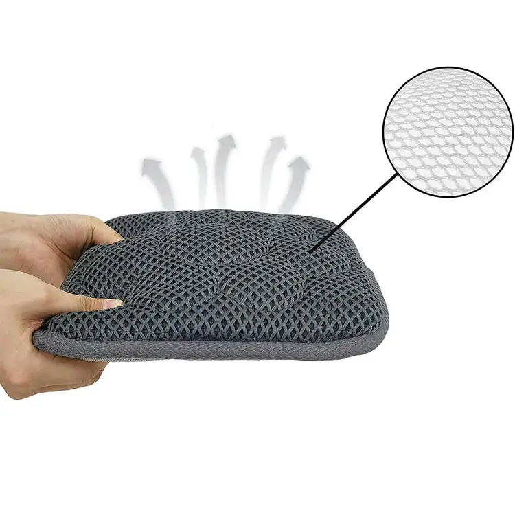 Cuscino traspirante per bambino 3d air mesh cuscino per la casa 3D distanziatore in rete cuscino per sedia per bambini