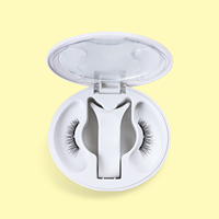 Cils magnétiques Faux cils synthétiques épais et colorés avec applicateur sans eye-liner requis
