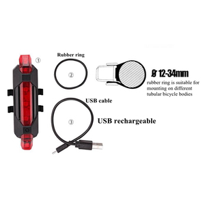 ไฟเตือนความปลอดภัยสำหรับรถสกู๊ตเตอร์ RTS ไฟแถบไฟ LED ไฟฉายสำหรับ Xiaomi M365อุปกรณ์สกู๊ตเตอร์ไฟฟ้า - Product Image 4