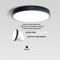 Plafonniers encastrés modernes, luminaires de plafond, lustres noirs à LED pour la maison, éclairage LED encastré pour chambre à coucher