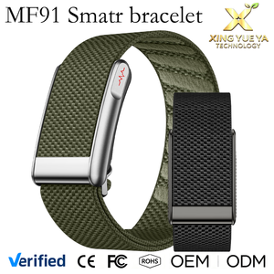 Bracelet intelligent ECG sans écran Hot MF91, 125 mAh, autonomie 7-15 jours, moniteur de fréquence cardiaque HRV, SpO2, sommeil et stress, IP68, compatible Android et iOS - Product Image 2