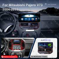 Produit phare pour Mitsubishi Pajero V73 2004-2011, lecteur DVD de voiture multimédia tout-en-un avec écran central de 12,3 pouces