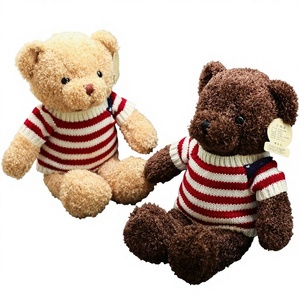 Ourson en peluche en gros d'usine avec rembourrage en coton PP, hauteur 31-50 cm, cadeau de mariage, oreiller en forme d'ours, poupée en tissu - Product Image 1
