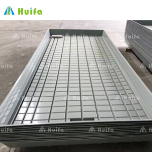 HUIFA Système hydroponique d'intérieur à double niveau Plateau d'inondation de support de culture vertical mobile avec lumière - Product Image 5