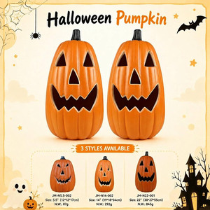 Lanterne Citrouille Décorative pour Halloween, Lumière de Table en Plastique à Piles, 5,5 Pouces, 14 Pouces, 22 Pouces, <span class=keywords><strong>Jack</strong></span> <span class=keywords><strong>O</strong></span>'<span class=keywords><strong>Lantern</strong></span> - Product Image 2